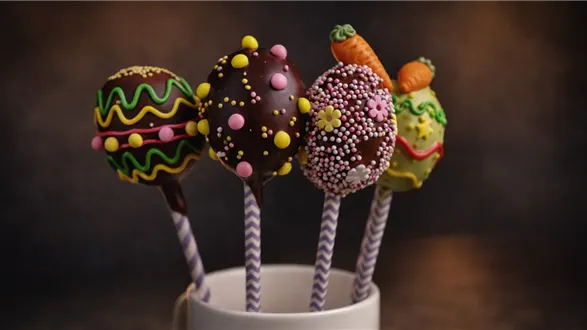 Wielkanocne Cake Pops bez pieczenia